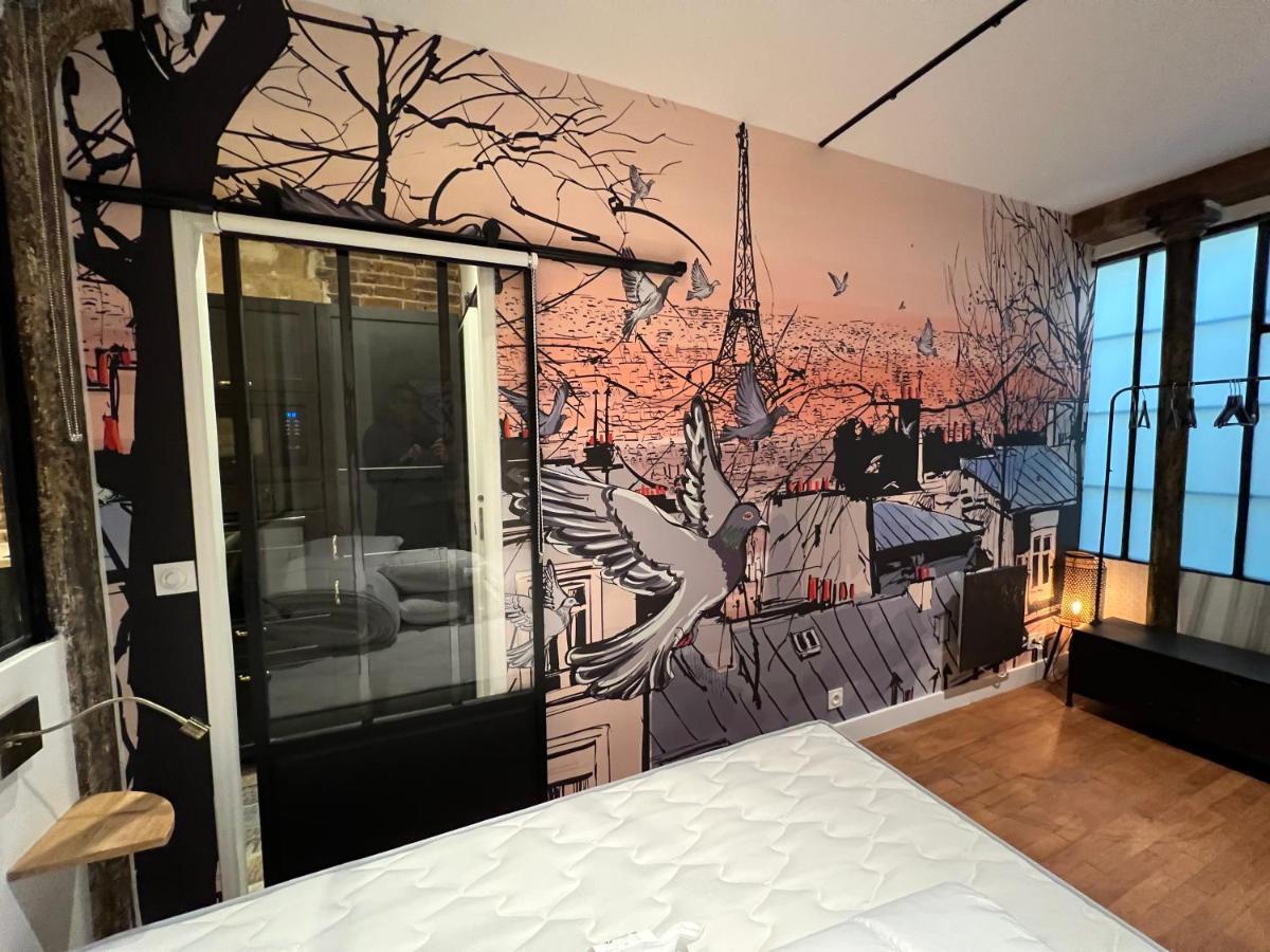 Good Vibes Luxurious Loft In Paris 11Th, With Ac & Table Football Eksteriør billede